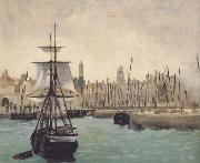 Edouard Manet Le Port de Calais (mk40) Sweden oil painting artist